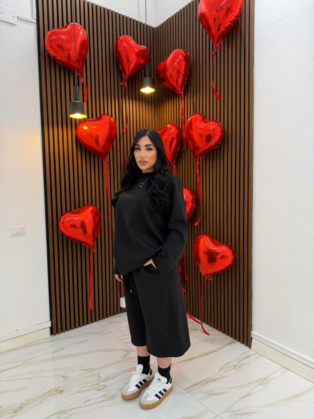 CORDINATO COMFY NERO