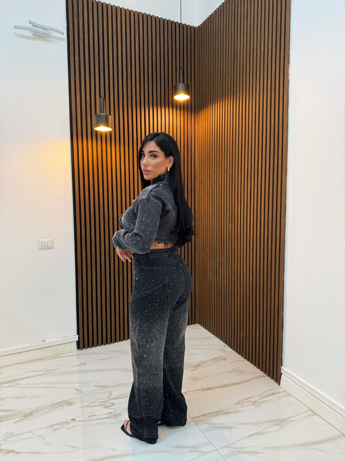 GIACCA CROP STELLARE