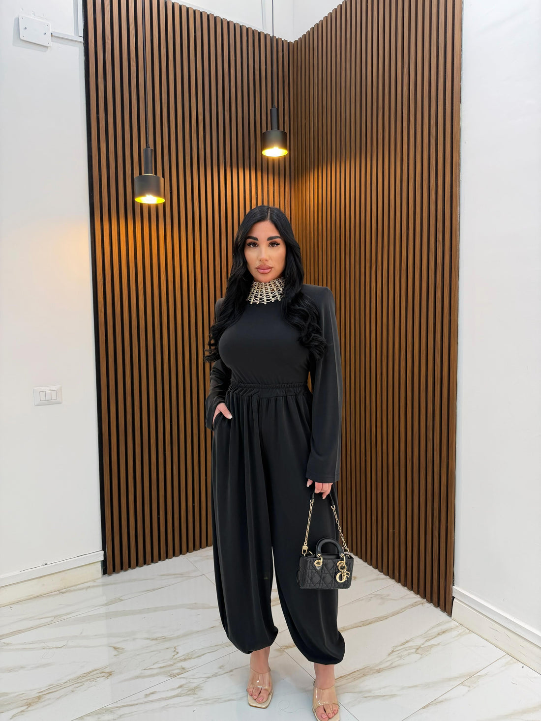 CORDINATO MODULARE NERO