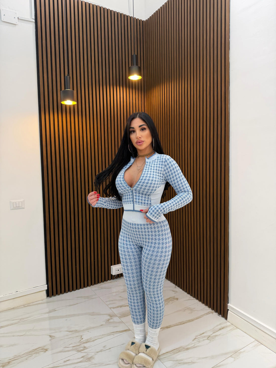 CORDINATO SOMBRY CELESTE